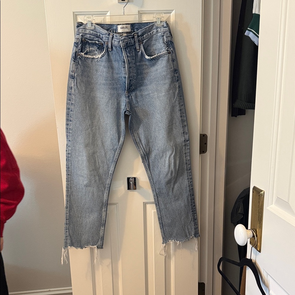 Agolde Light Blue Ankle Jeans
